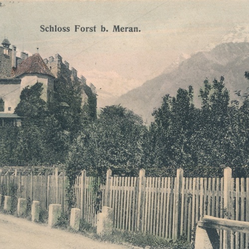 AK, Schloss Forst b. Meran, Italien, Ansichtskarte (S4306)
