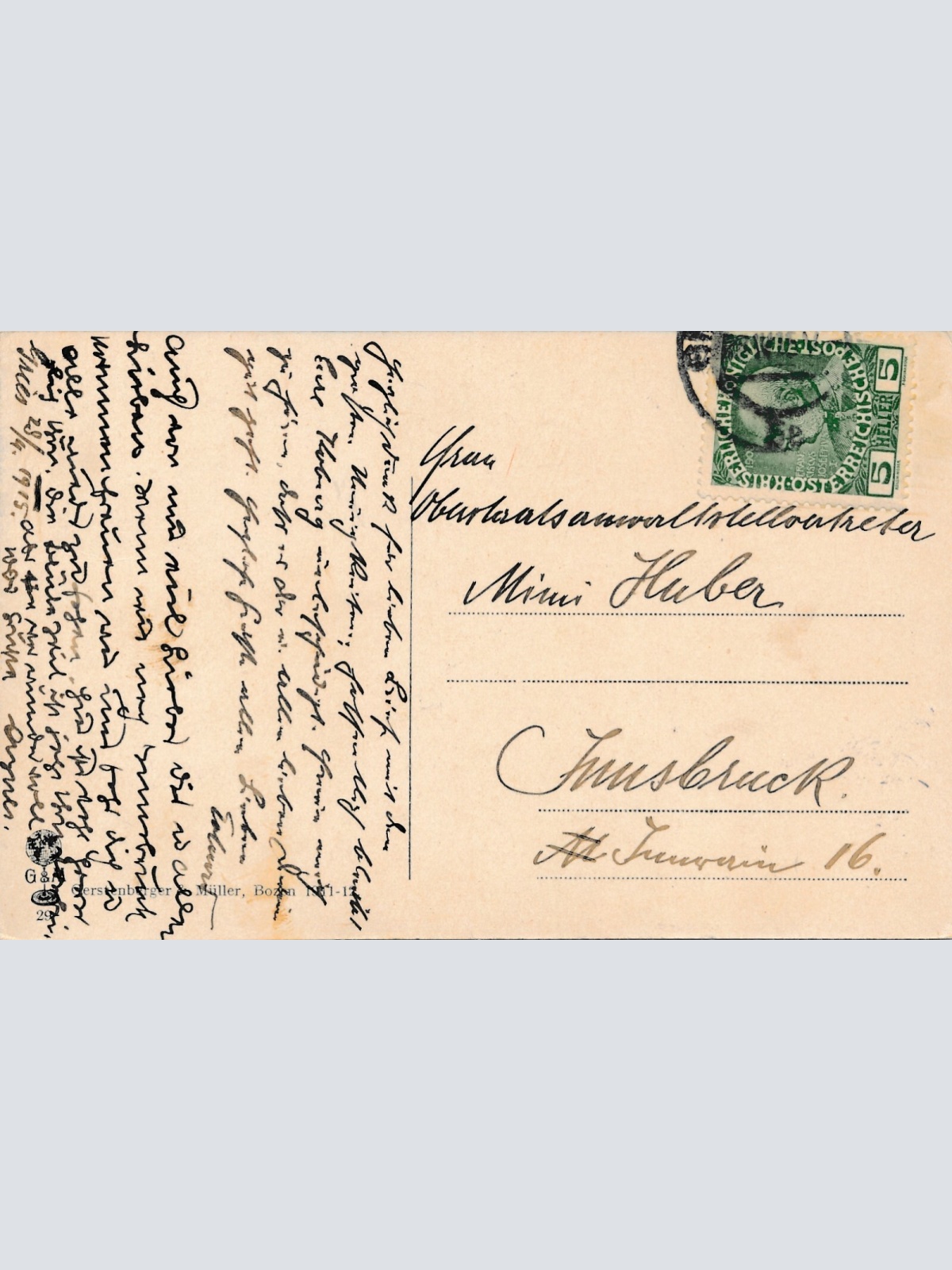 AK, Gries bei Bozen, Italien, Ansichtskarte (S4309)