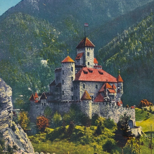 AK, Burg Welfenstein an der Brennerstraße, Italien, Ansichtskarte (S4311)