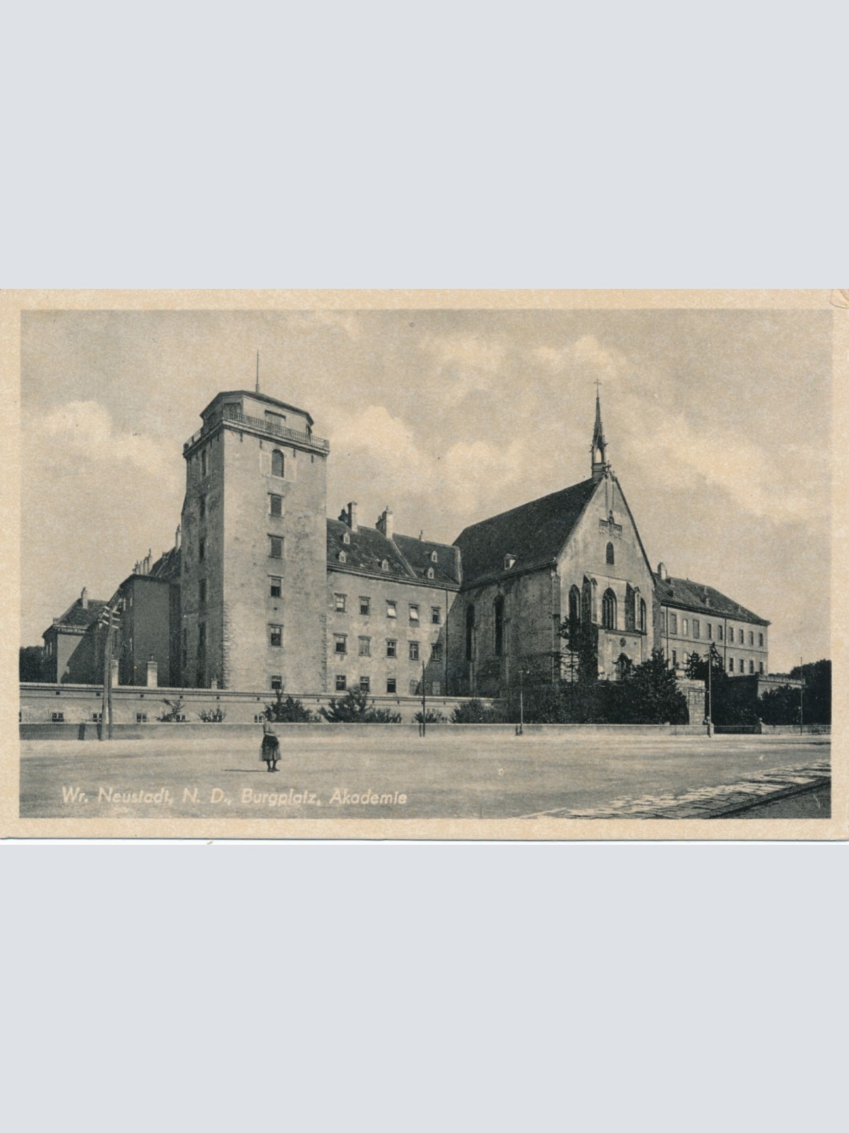 AK, Wiener Neustadt, Burgplatz, Niederösterreich, Ansichtskarte (S4358)