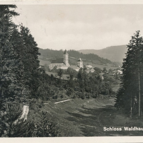 AK, Schloss Waldhausen, Oberösterreich, Ansichtskarte (S4379)