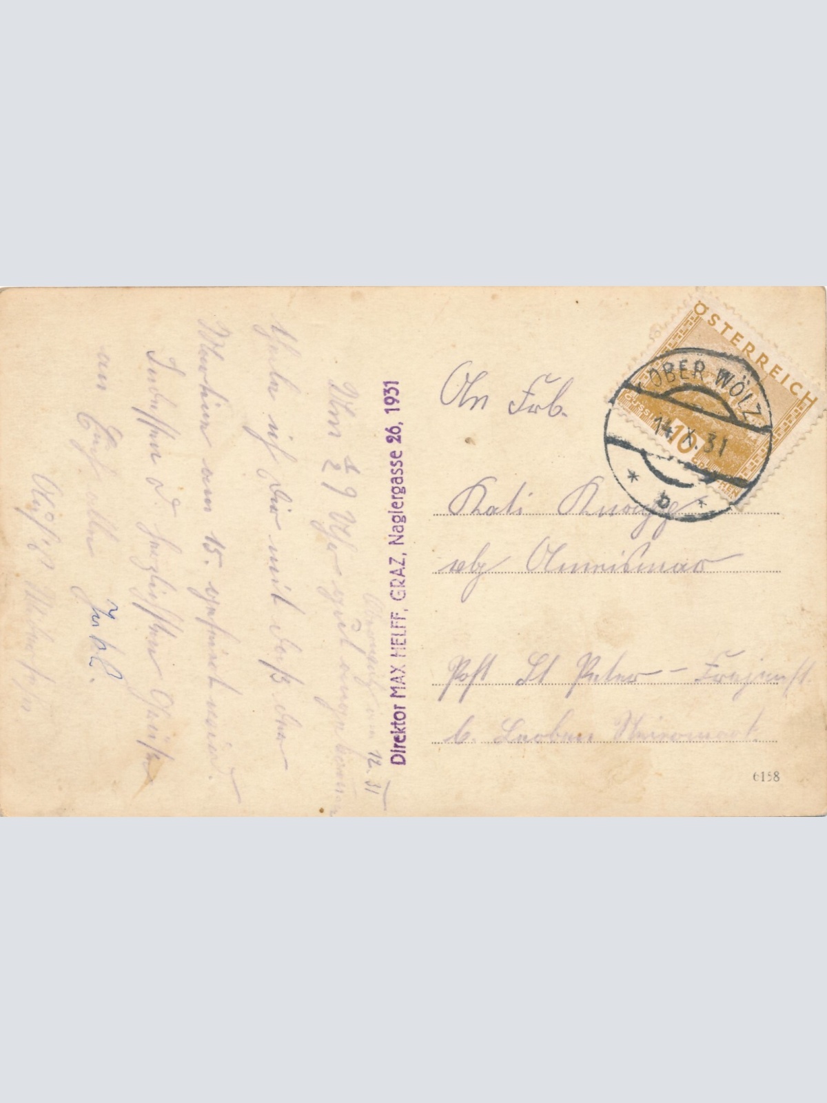 AK, Oberölz, Steiermark, Ansichtskarte (S4387)