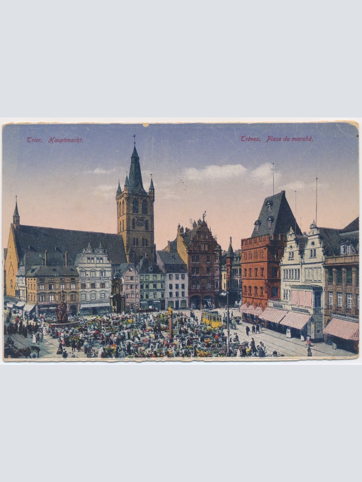 AK, Trier, Hauptmarkt, Rheinland-Pfalz, Ansichtskarte (S4424)