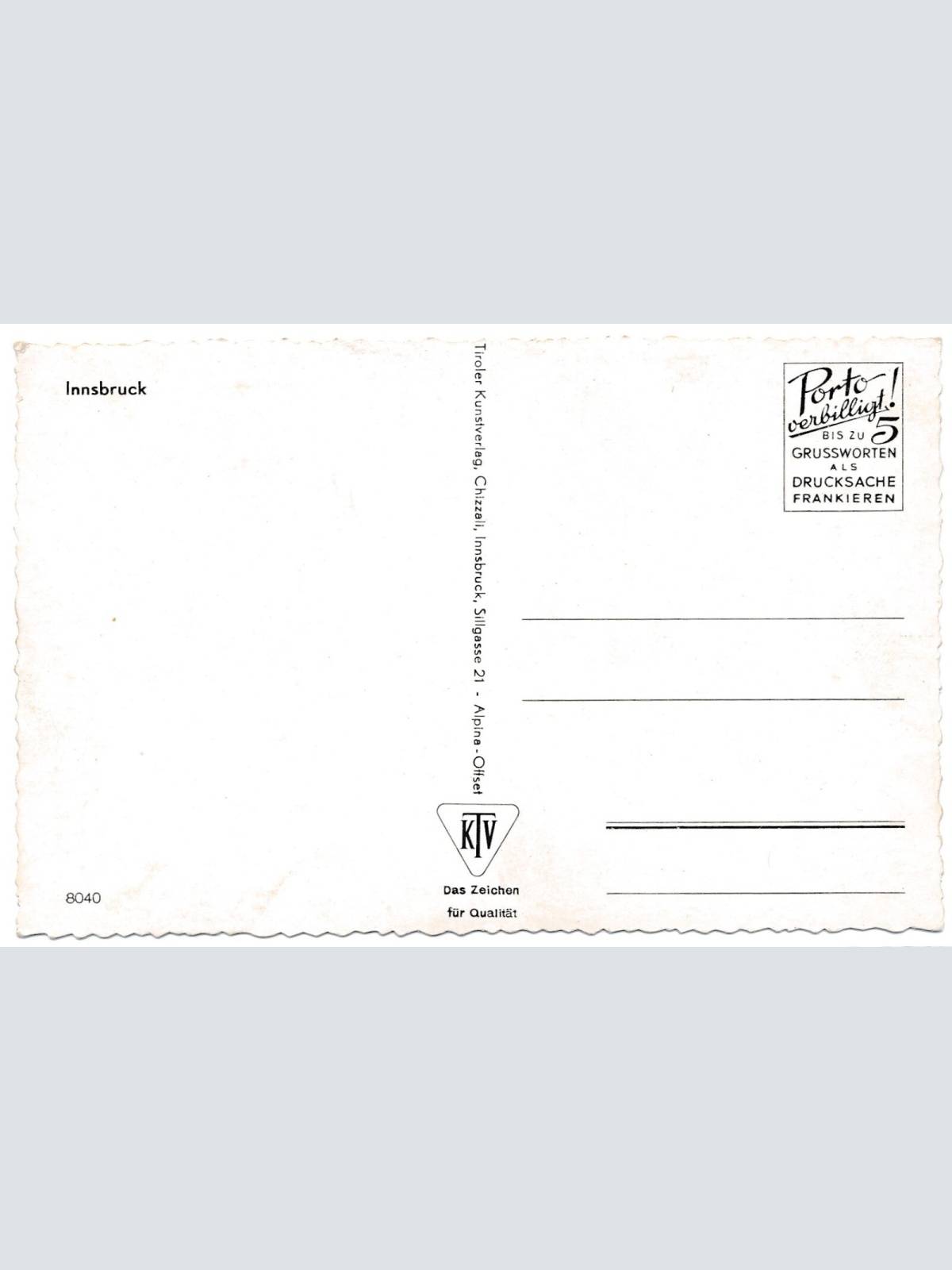 AK, Innsbruck, Tirol, Ansichtskarte (S4449)