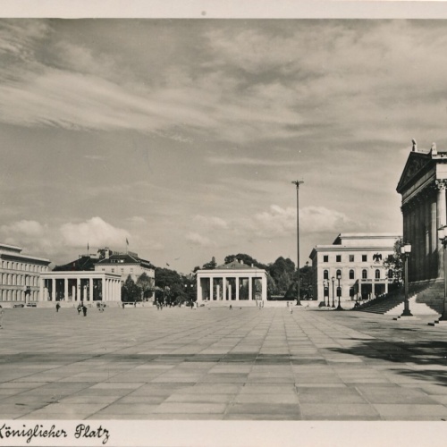 AK, München, Königlicher Platz, Bayern, Ansichtskarte (S4462)