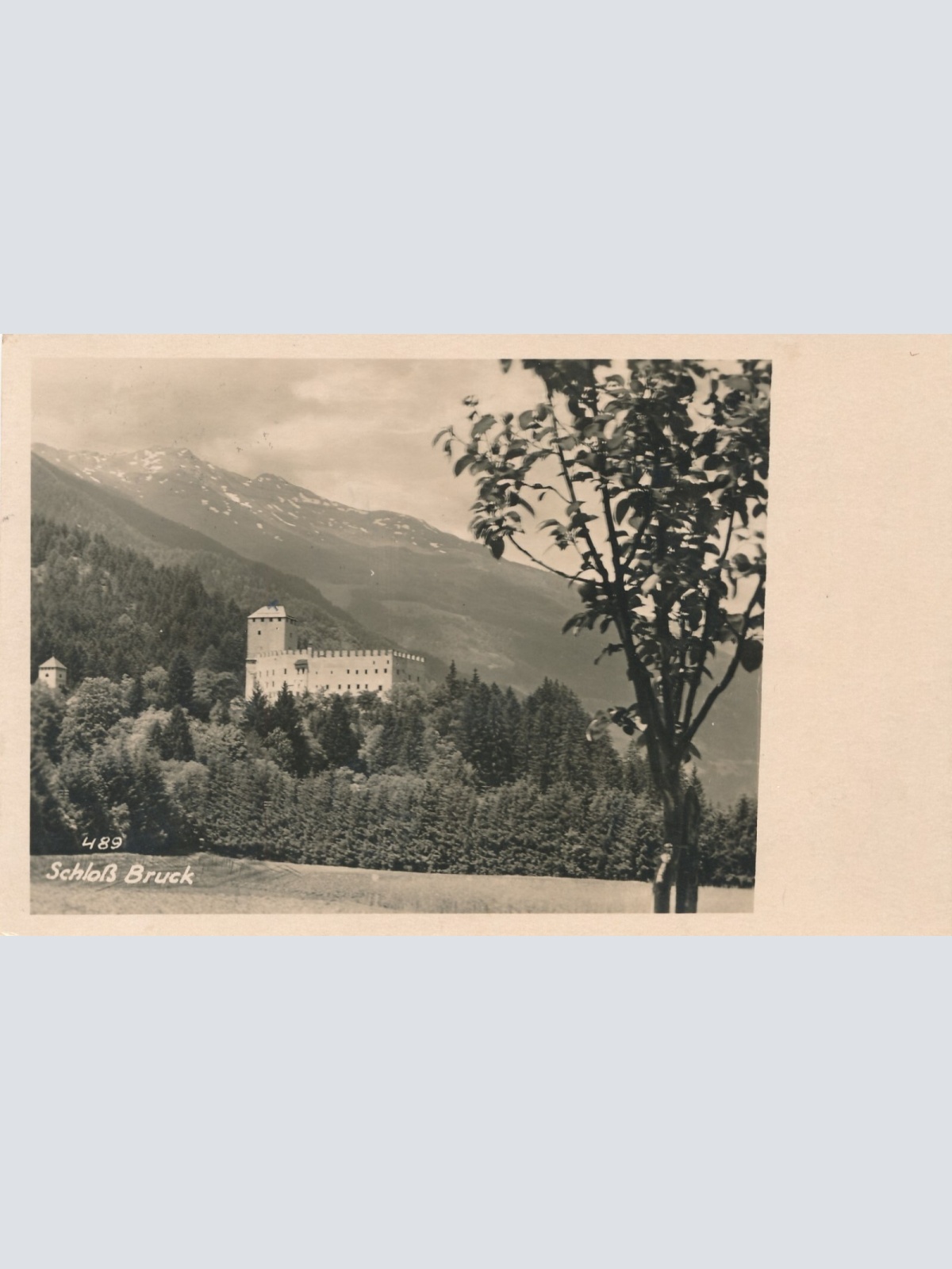AK, Schloss Bruck, Lienz, Tirol, Ansichtskarte (S4488)