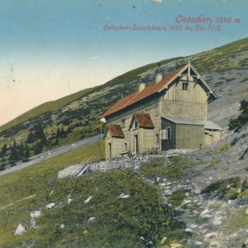 AK, Ötscher Schutzhaus, Lackenhof, Niederösterreich, Ansichtskarte (S4508)