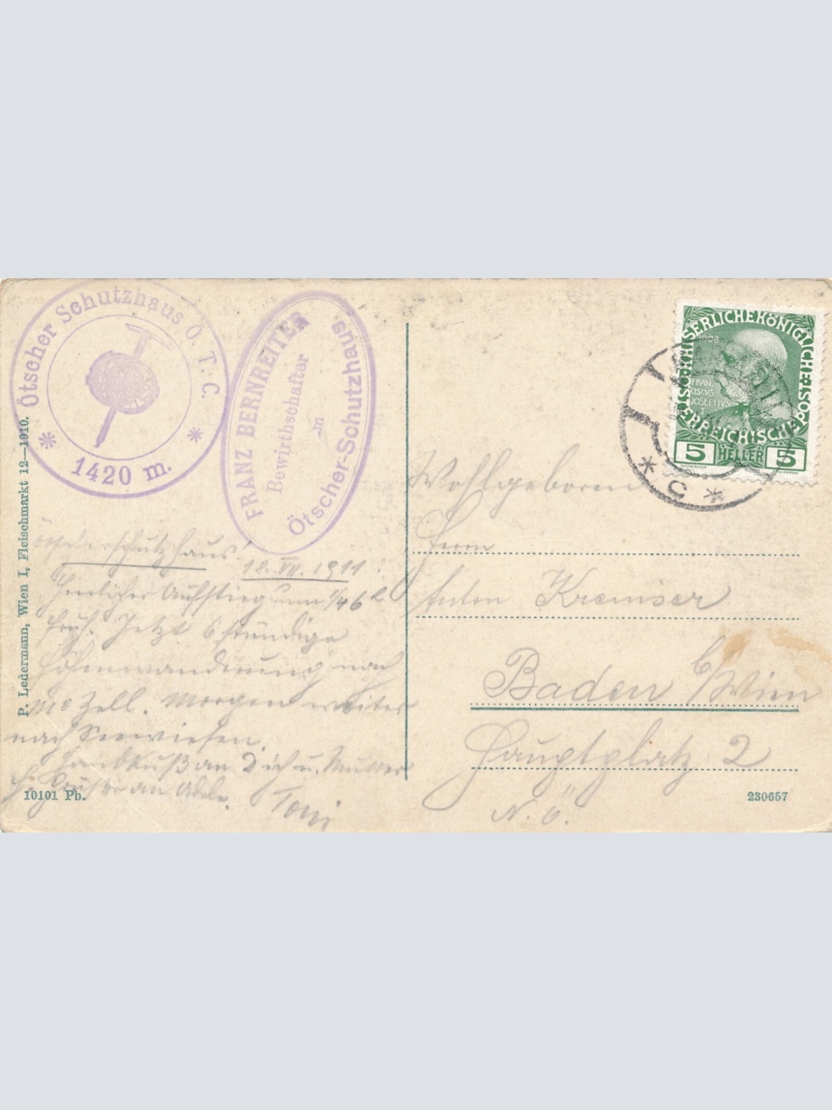 AK, Ötscher Schutzhaus, Lackenhof, Niederösterreich, Ansichtskarte (S4508)