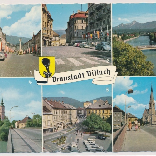 AK, Draustadt Villach, Kärnten, Ansichtskarte (S4519)