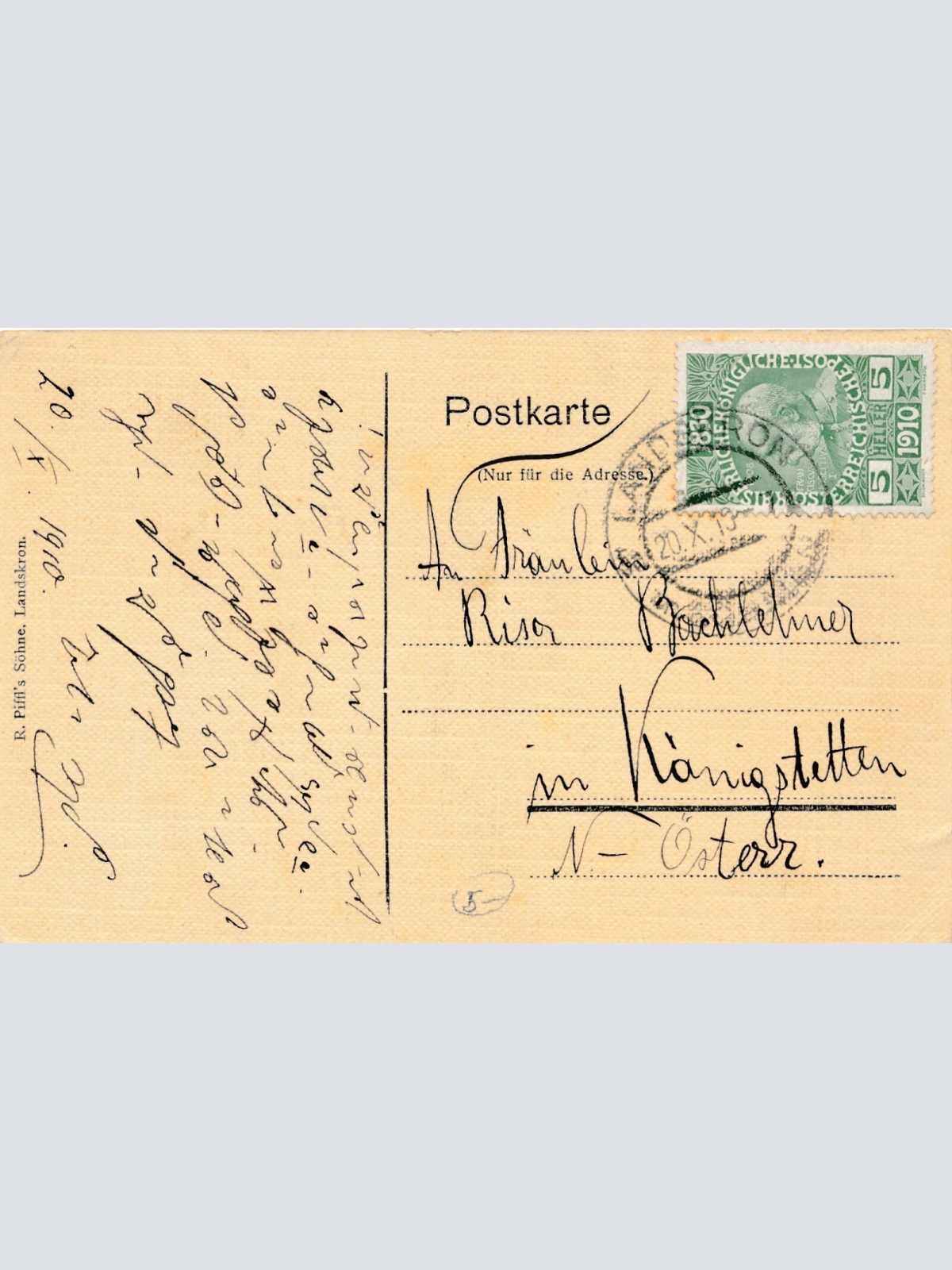 AK, Gruß vom Schlossberg Landskron, Kärnten, Ansichtskarte (S4522)