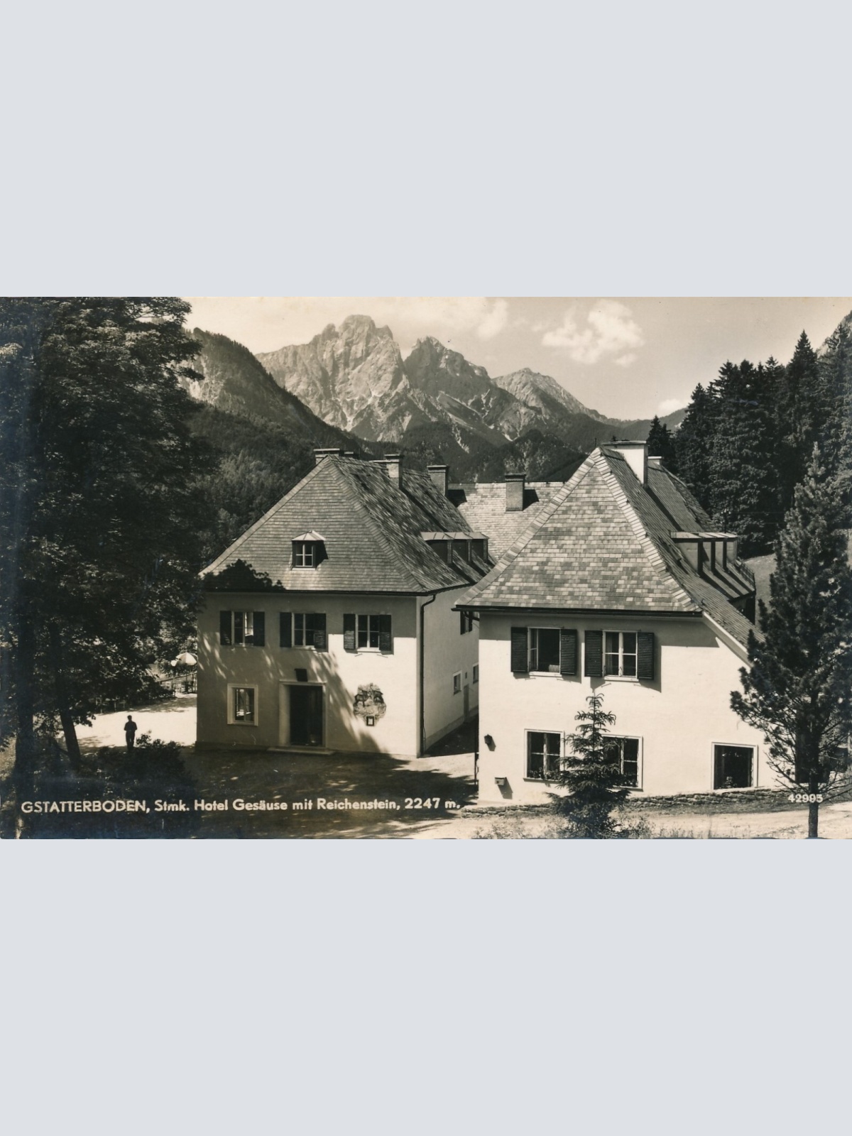 AK aus Gstatterboden mit Hotel Gesäuse Steiermark (13663)