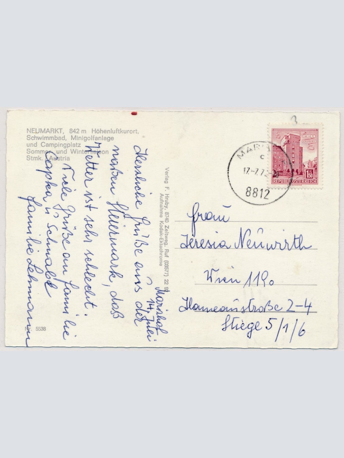 AK, Neumarkt, Steiermark, Ansichtskarte (S4533)