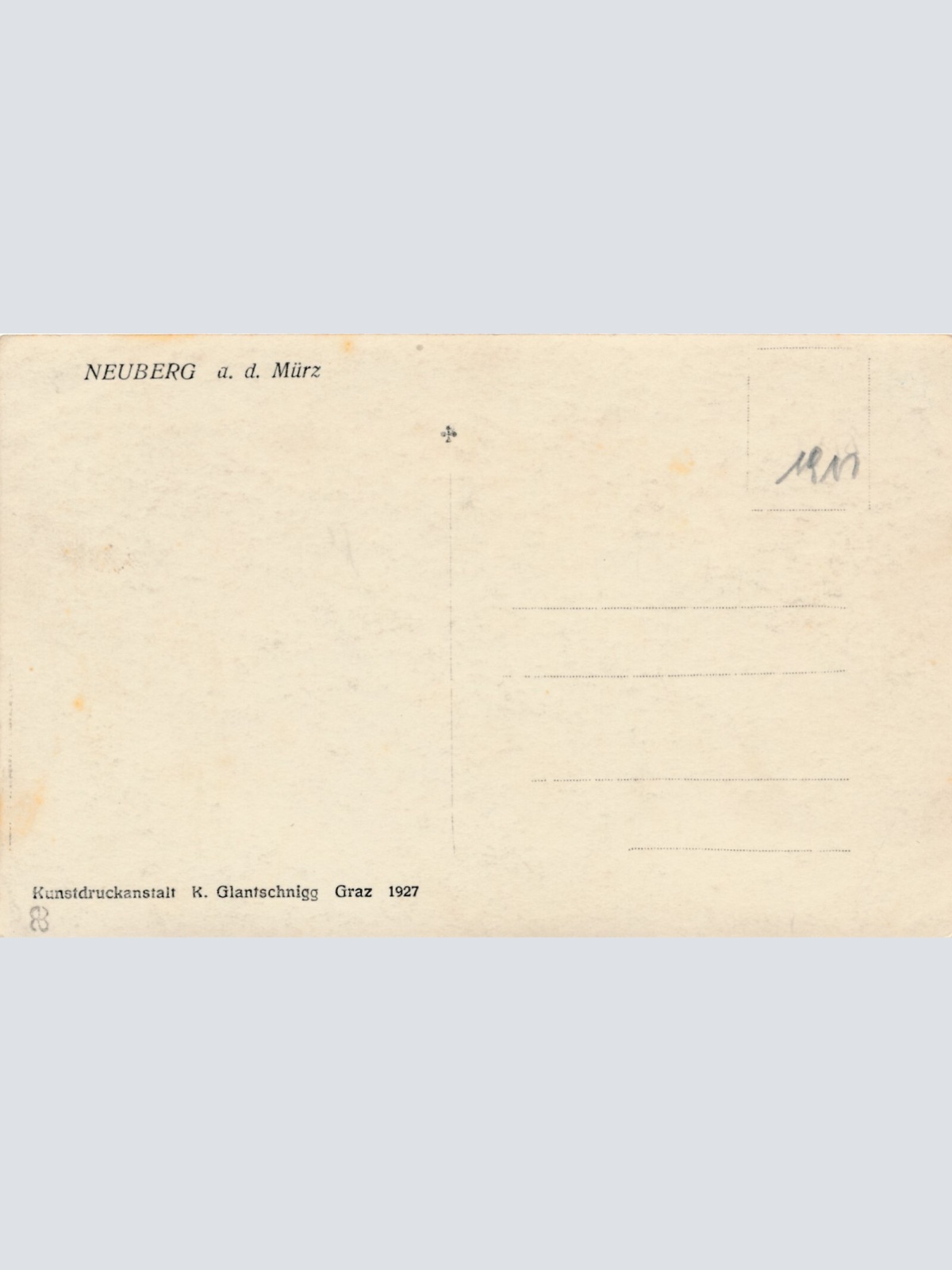 AK, Neuberg an der Mürz, Steiermark, Ansichtskarte (S4546)