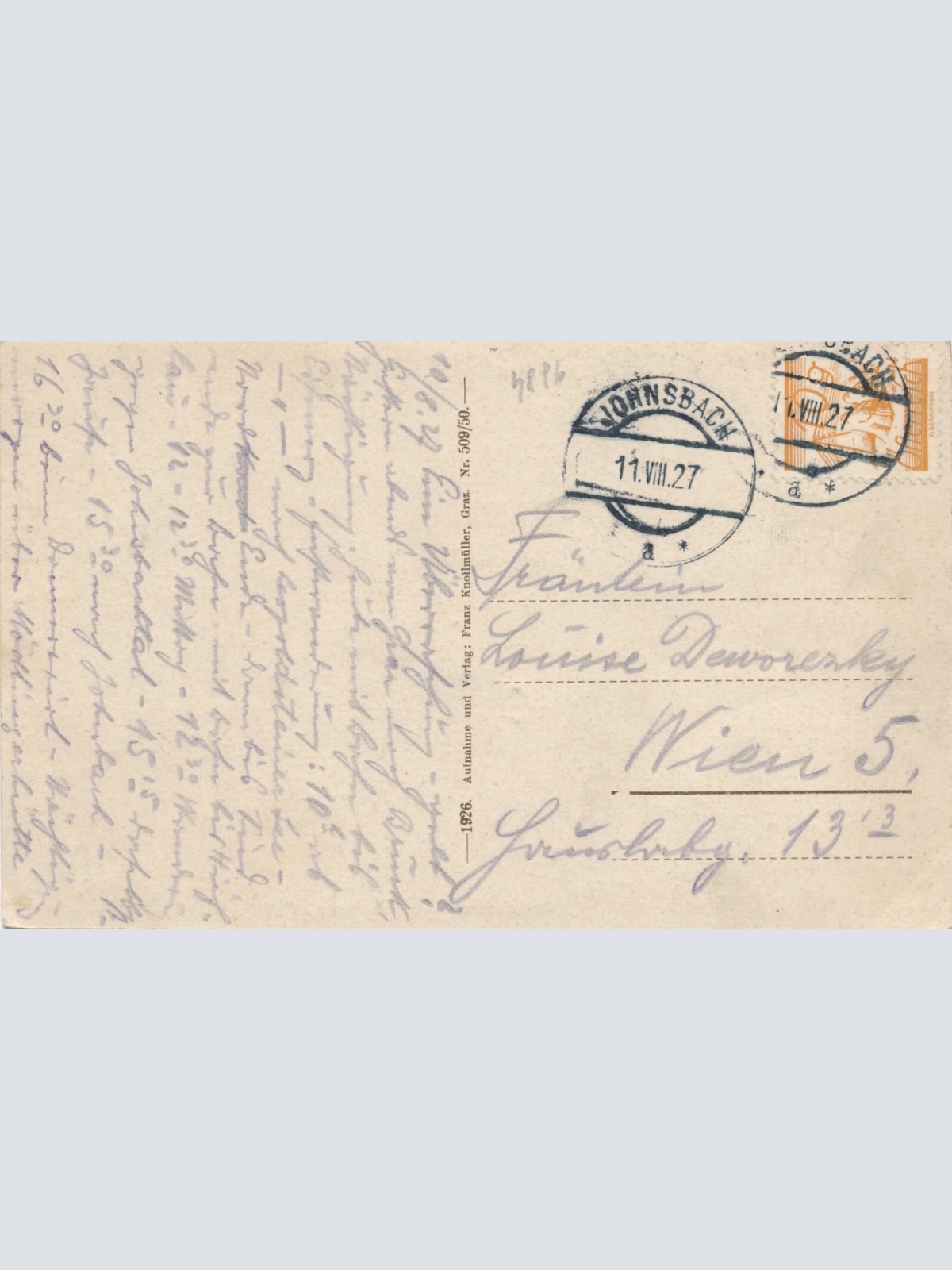 AK aus Johnsbach im Gesäuse mit Gasthof zum Donner Ansichtskarte (13757)