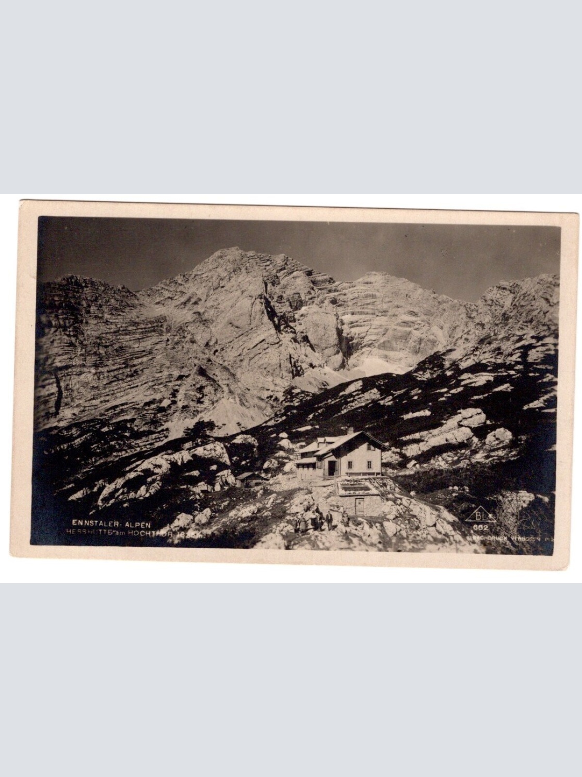 AK, Johnsbach, Hesshütte, Steiermark, Ansichtskarte (S4556)