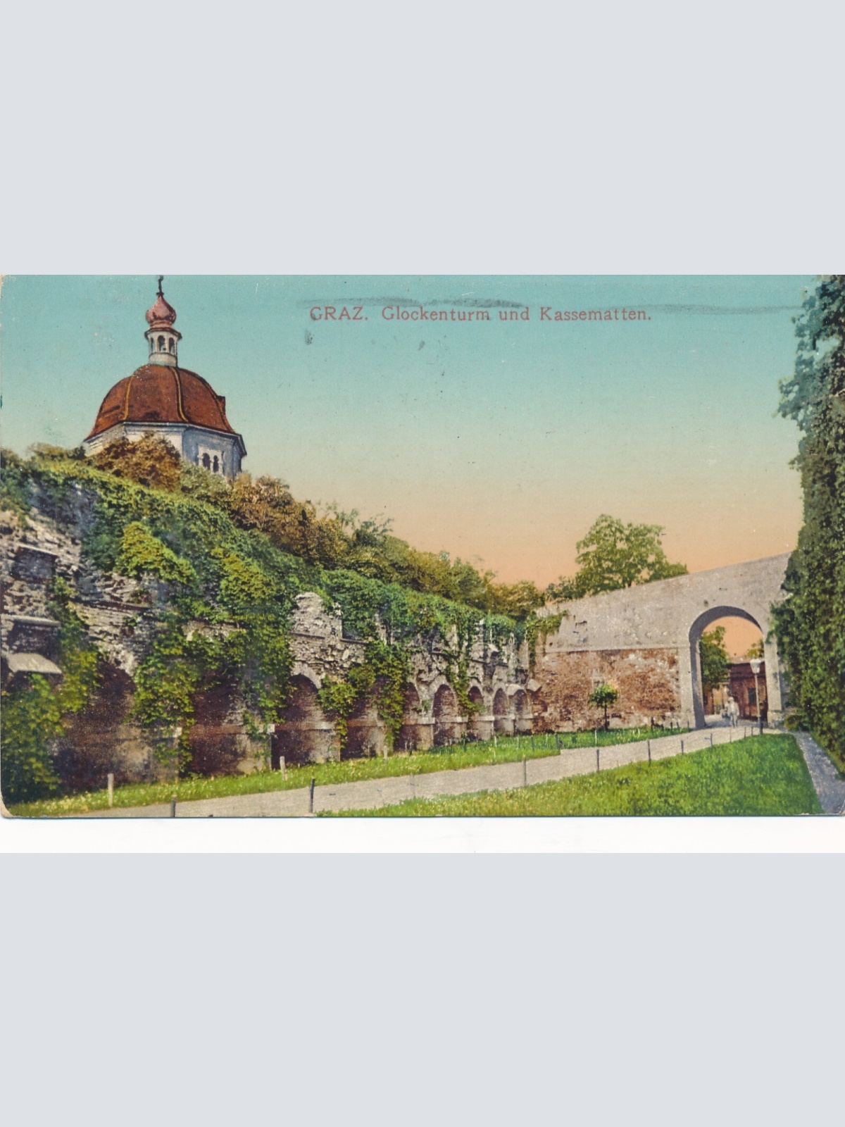 AK aus Graz Glockentrum und Kassenmatten Steiermark Ansichtskarte (14119)