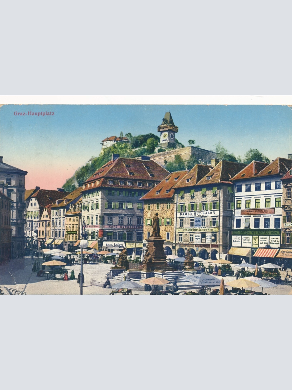 AK aus Graz Hauptplatz Steiermark Ansichtskarte (14121)