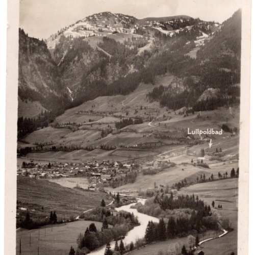 AK, Luitpold Bad mit Bad Oberdorf bei Hindelang, Bayern (S4577)