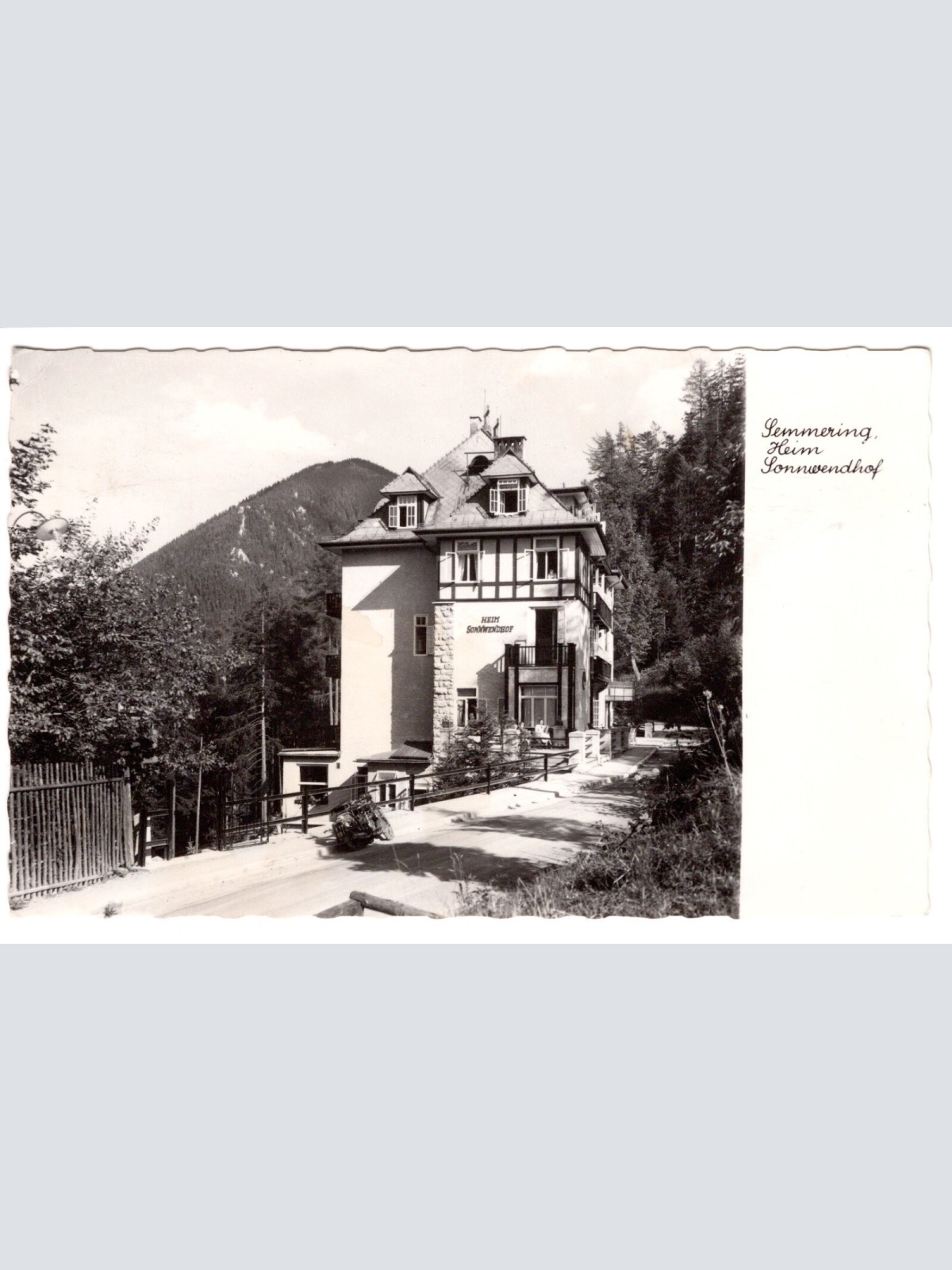 AK, Semmering Heim Sonnwendhof, Niederösterreich (S4624)