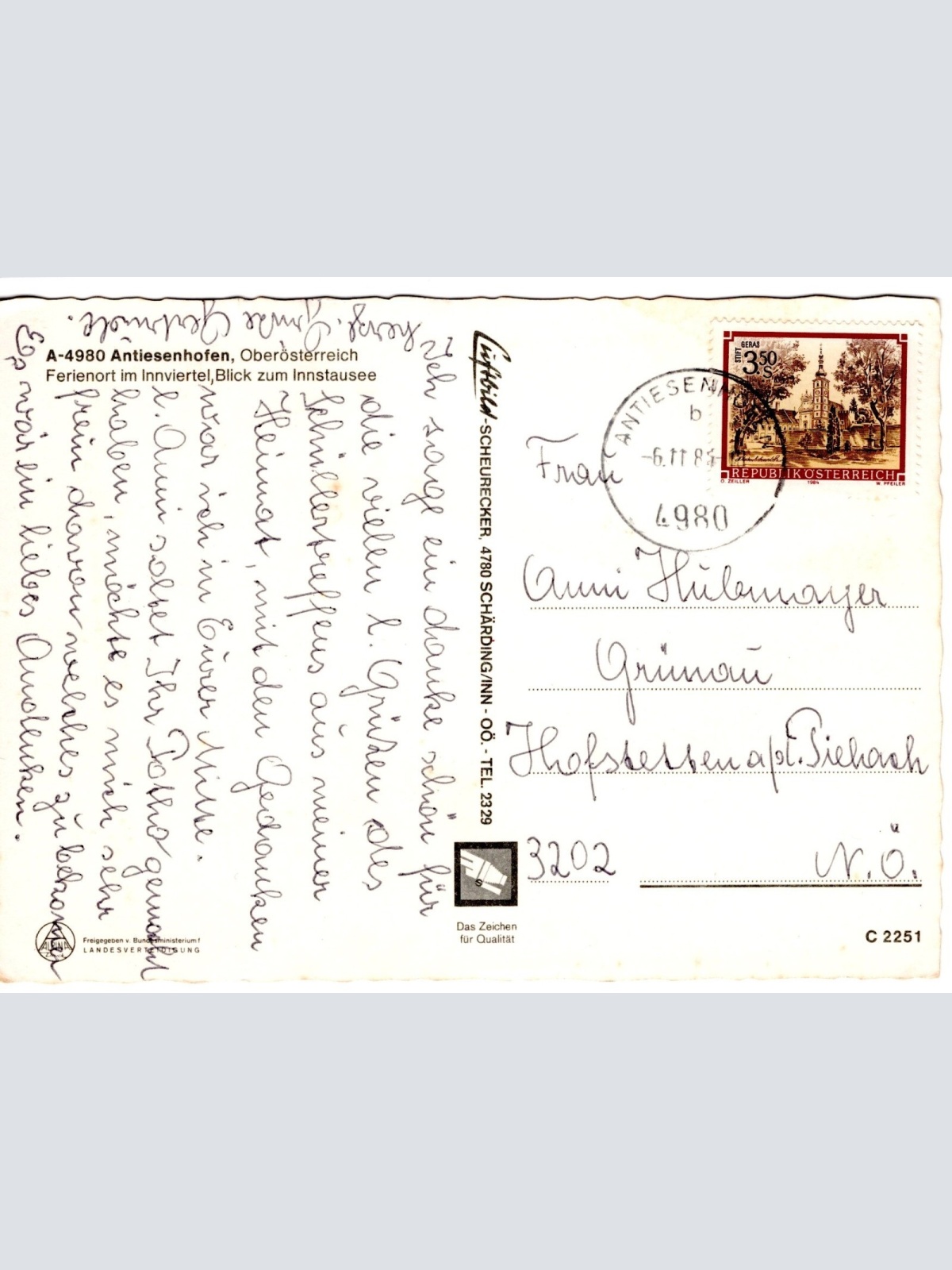 AK, Antiesenhofen, Oberösterreich (S4625)