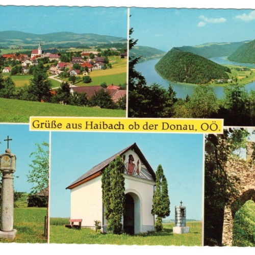AK, Grüße aus Haibach ob der Donau, Oberösterreich (S4631)