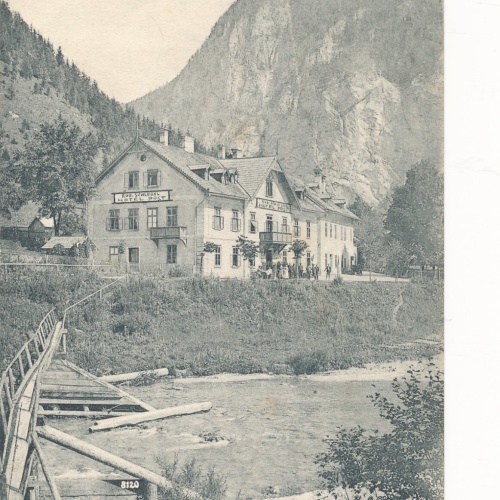 AK aus Weichselboden mit Hotel Post Steiermark Ansichtskarte (13943)