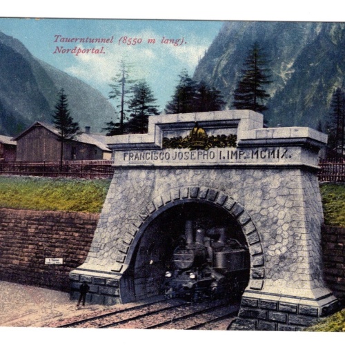 AK, Tauerntunnel, Nordportal, Salzburg, Flachauwinkl,  Ansichtskarte (S4721)