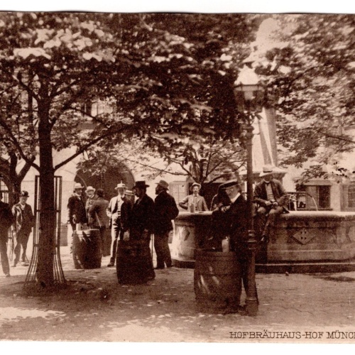 AK, Hofbräuhaus, Hof, München, Bayern,  Ansichtskarte (S4722)