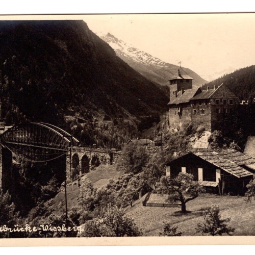 AK, Trisannabrücke, Wiesberg, Tirol,  Ansichtskarte (S4743)