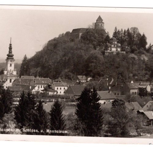 AK, Ehrenhausen, Schloss, Mausoleum, Steiermark,  Ansichtskarte (S4757)