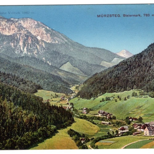 AK, Mürzsteg, Steiermark,  Ansichtskarte (S4769)