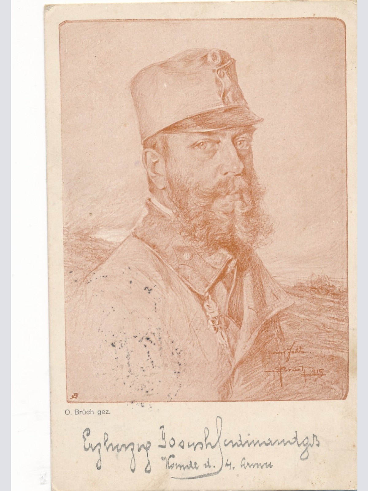 AK Erzherzog Josef Ferdinand Ansichtskarte (13991)