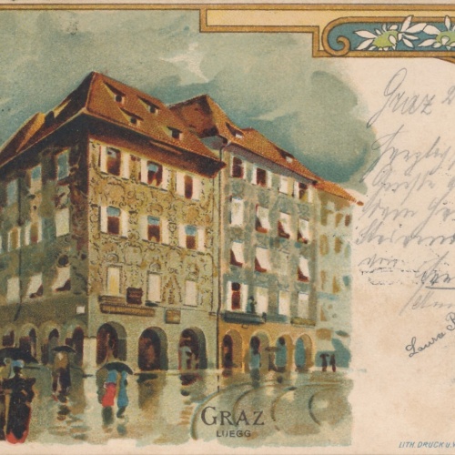 Litho - Karte aus Graz Luegg Ansichtskarte (13997)