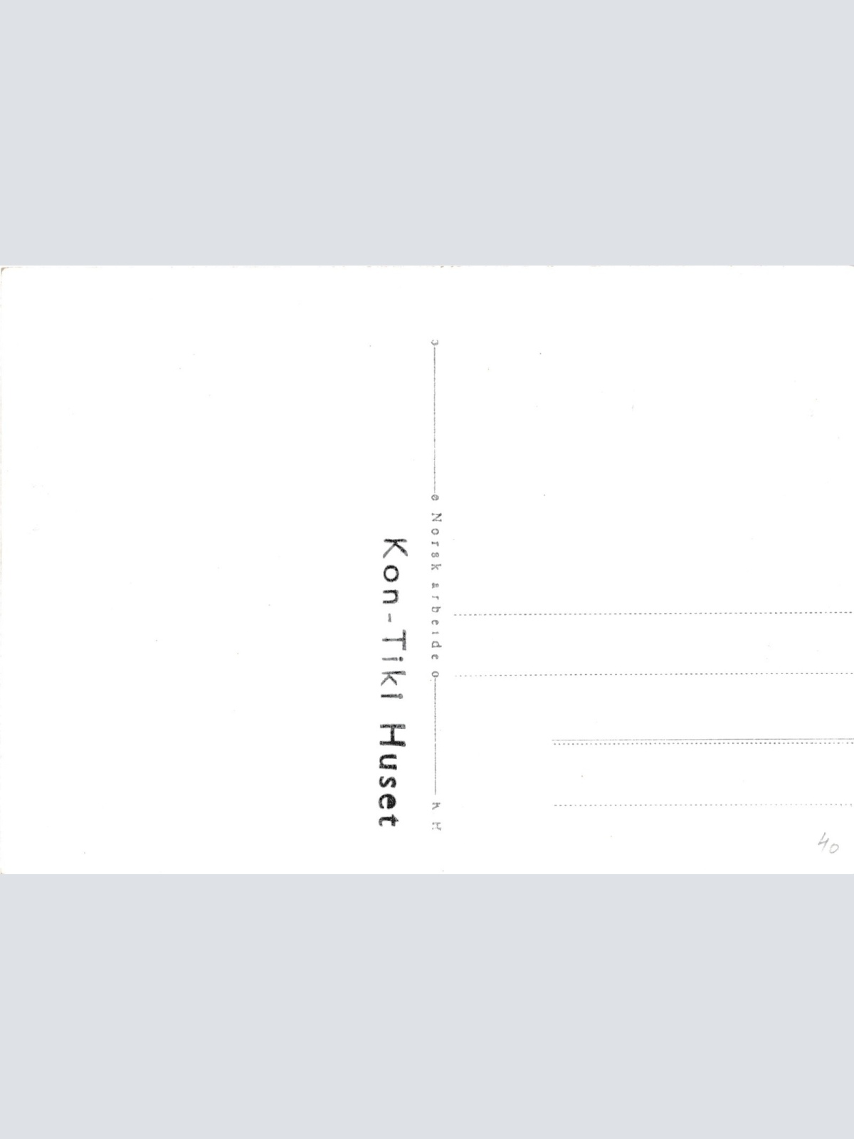 AK Kon Tiki ekspedisjonen Ansichtskarte (14166)
