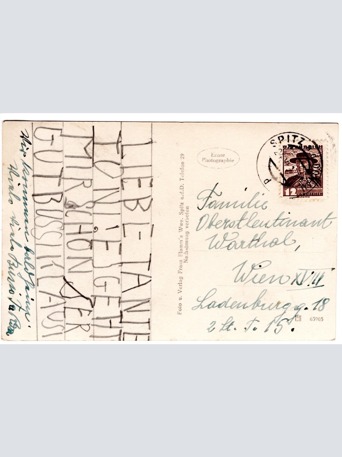 AK, Ruine Hinterhaus, Niederösterreich,  Ansichtskarte (S4802)