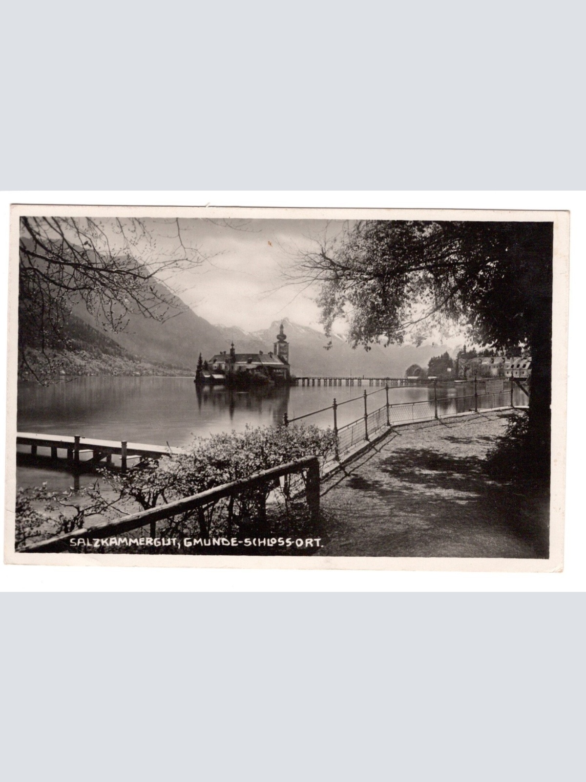 AK, Gmunden, Schloss Ort, Oberösterreich, Ansichtskarte (S4808)