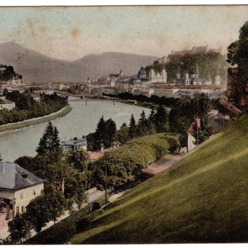 AK, Salzburg von Mülln, Ansichtskarte (S4815)