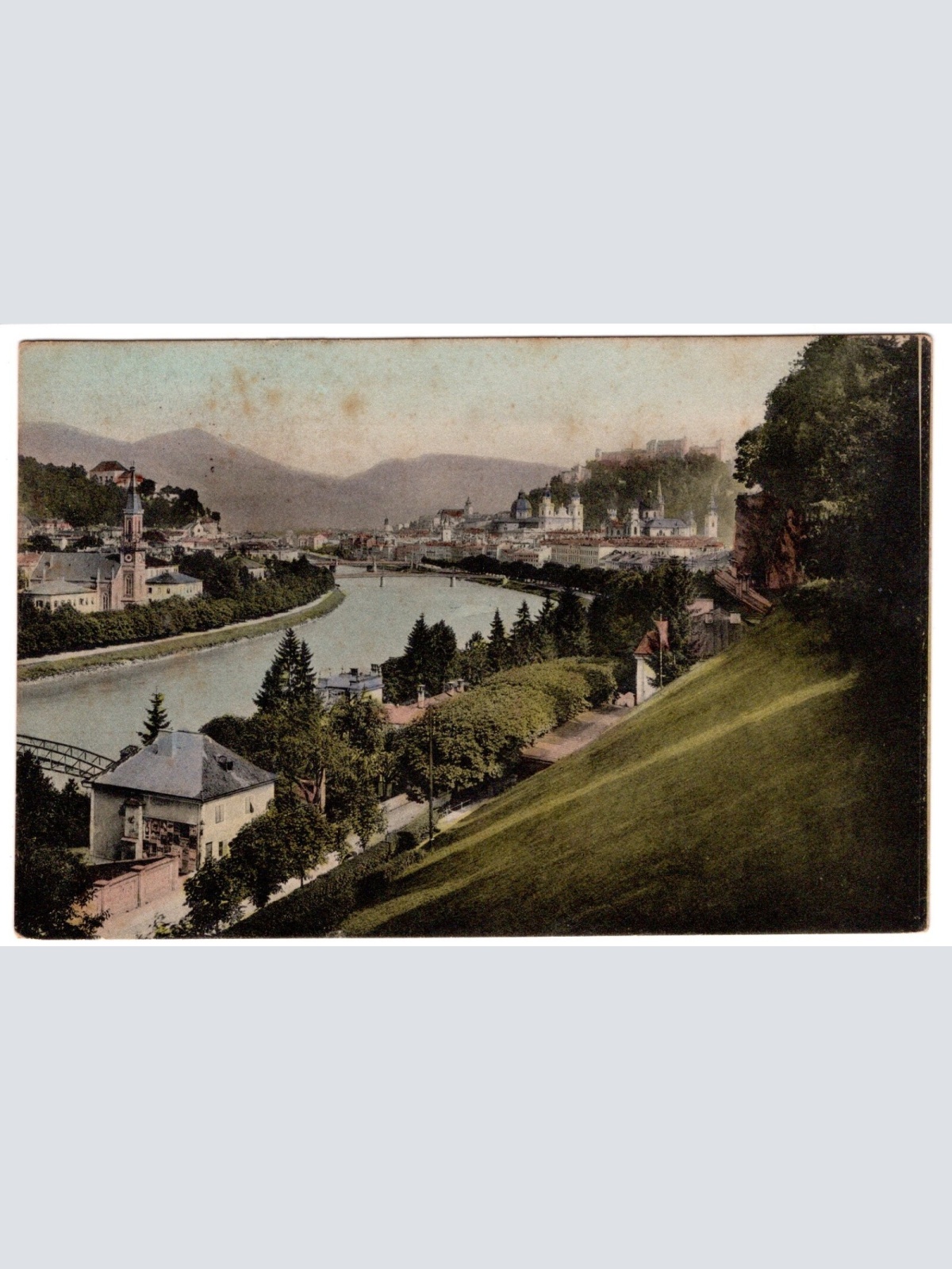 AK, Salzburg von Mülln, Ansichtskarte (S4815)