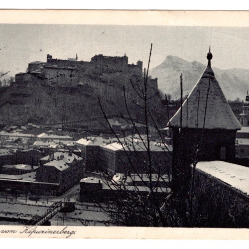 AK, Salzburg vom Kapuzinerberg, Ansichtskarte (S4820)