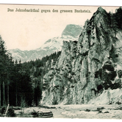 AK, Gesäuse, Johnsbachthal, Steiermark, Ansichtskarte (S4842)