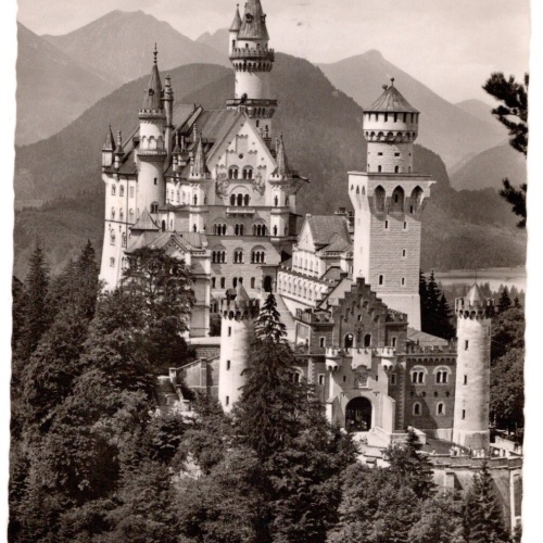 AK, Schloss Neuschwanstein, Bayern, Ansichtskarte (S4857)