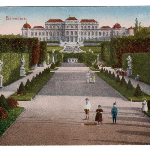 AK, Wien, Belvedere, Ansichtskarte (S4912)