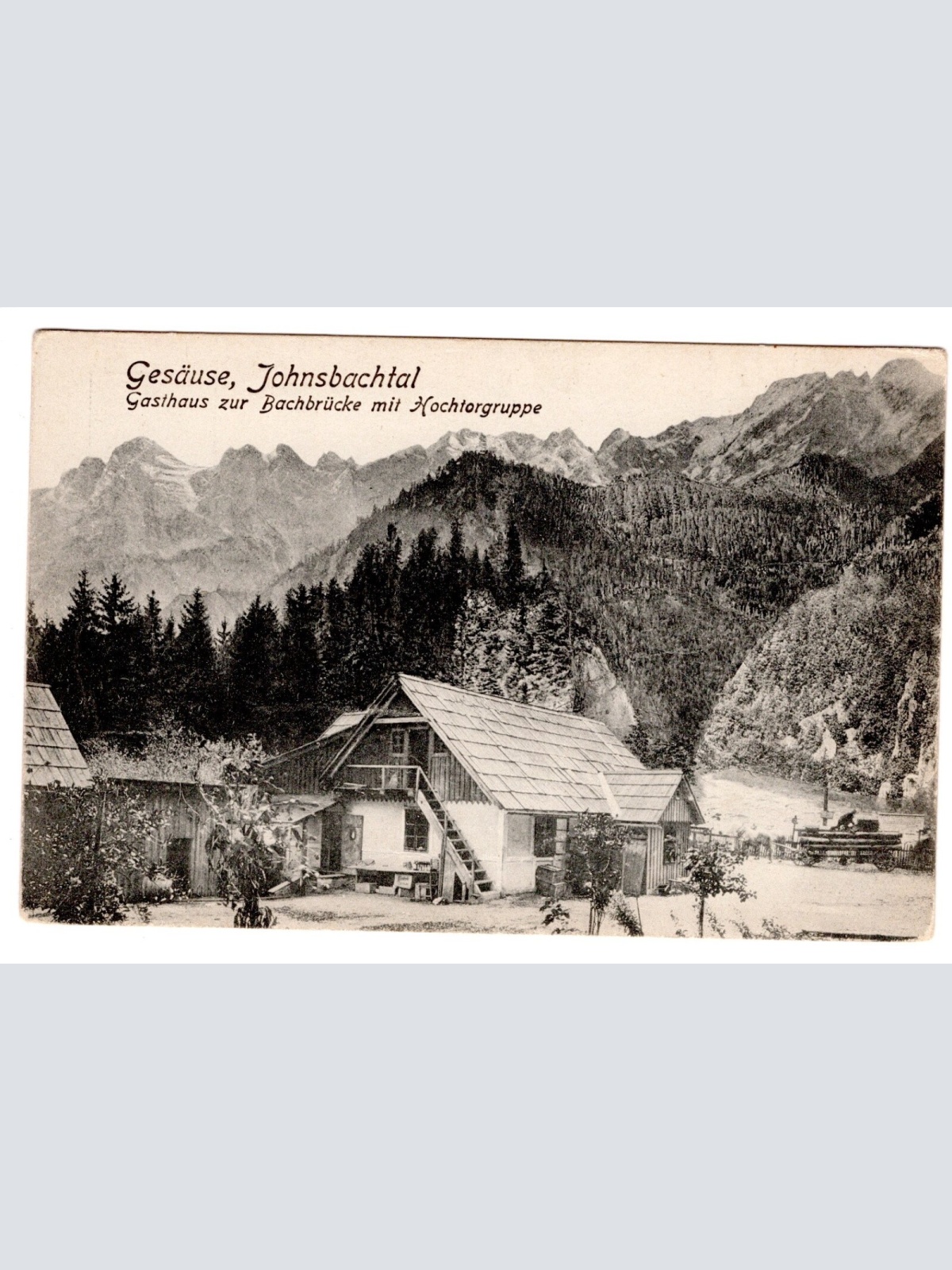 AK, Gesäuse, Johnsbachtal, Steiermark, Ansichtskarte (S4944)