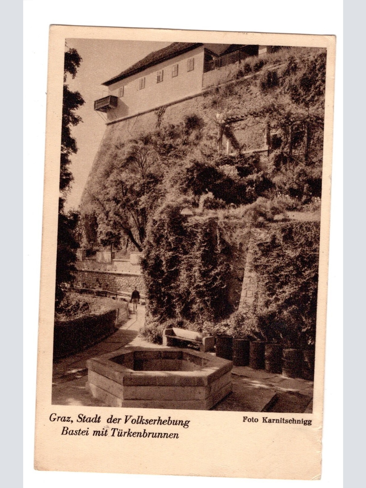 AK, Graz, Bastei mit Türkenbrunnen, Steiermark, Ansichtskarte (S4959)