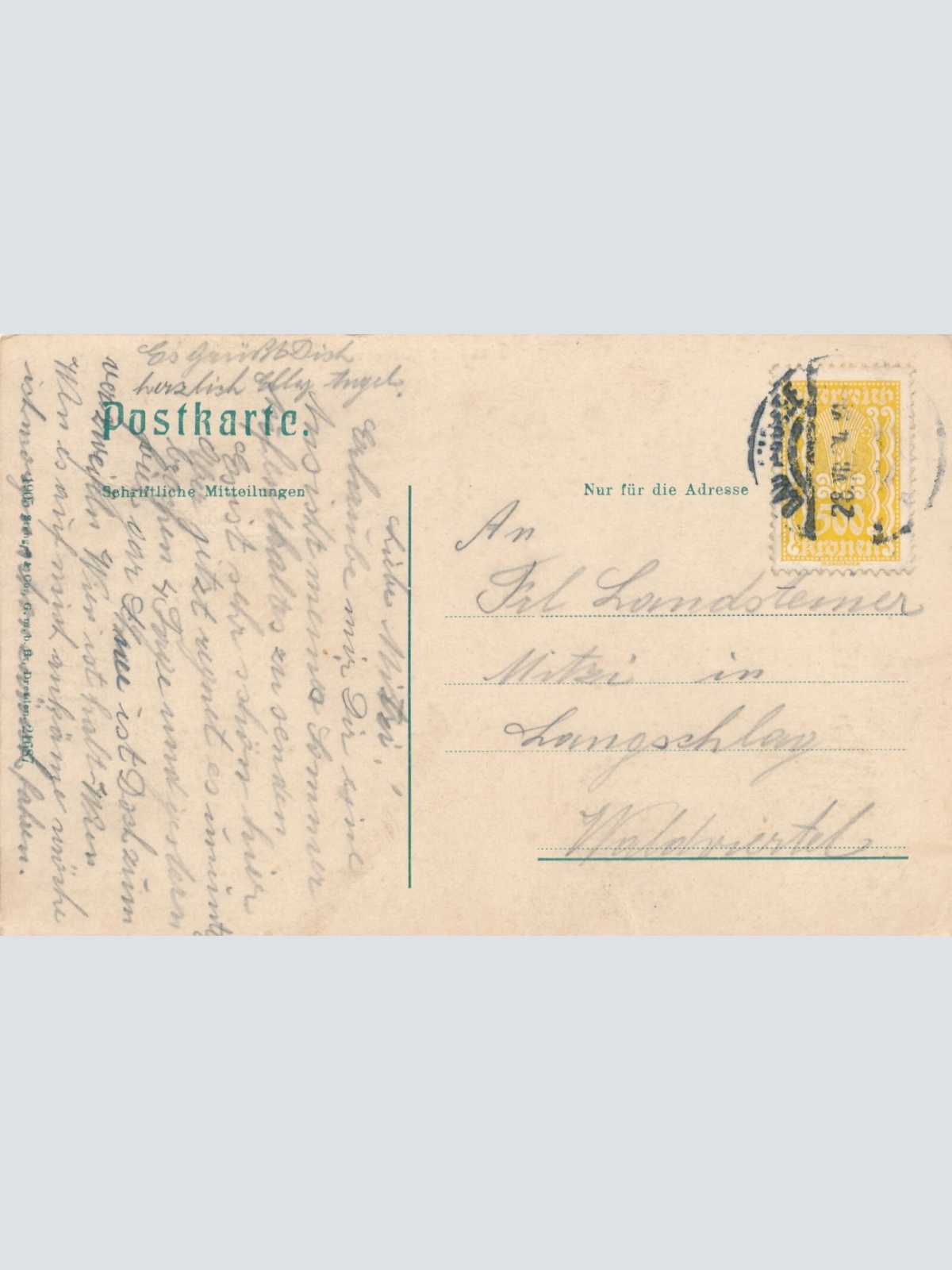 AK vom Grundlsee mit Dampfer Steiermark Ansichtskarte (14211)