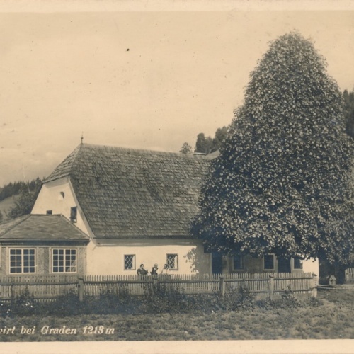 AK aus Graden mit Jägerwirt Steiermark Ansichtskarte (14217)