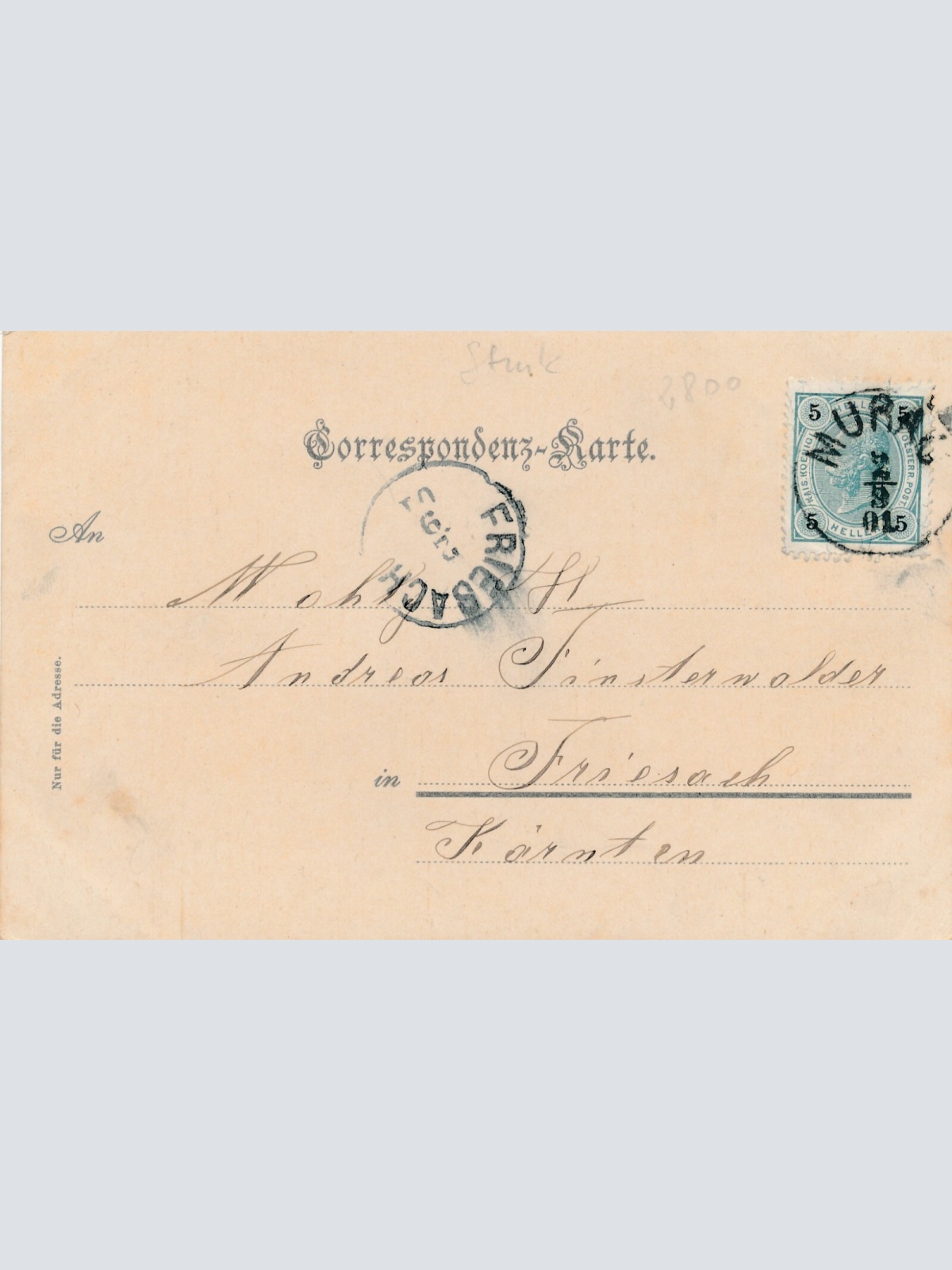 AK aus Murau Unterer Platz Steiermark Ansichtskarte (14221)