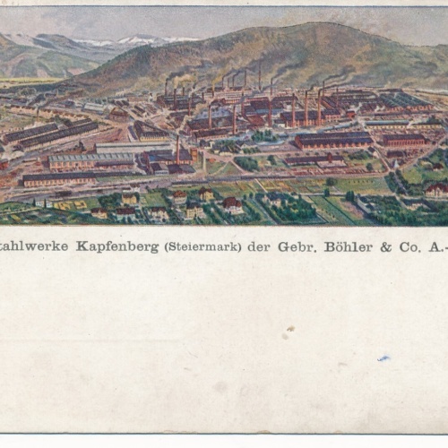 AK aus Kapfenberg Stahlwerke Steiermark Ansichtskarte (14225)