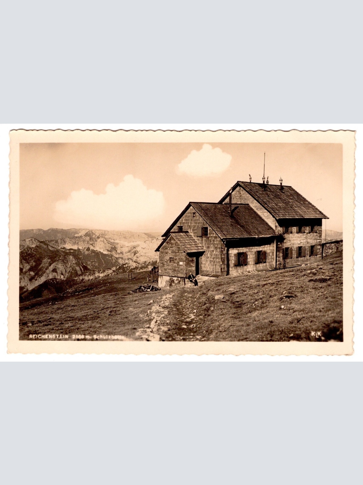 AK, Reichenstein, Schutzhütte, Steiermark, Ansichtskarte (S4980)