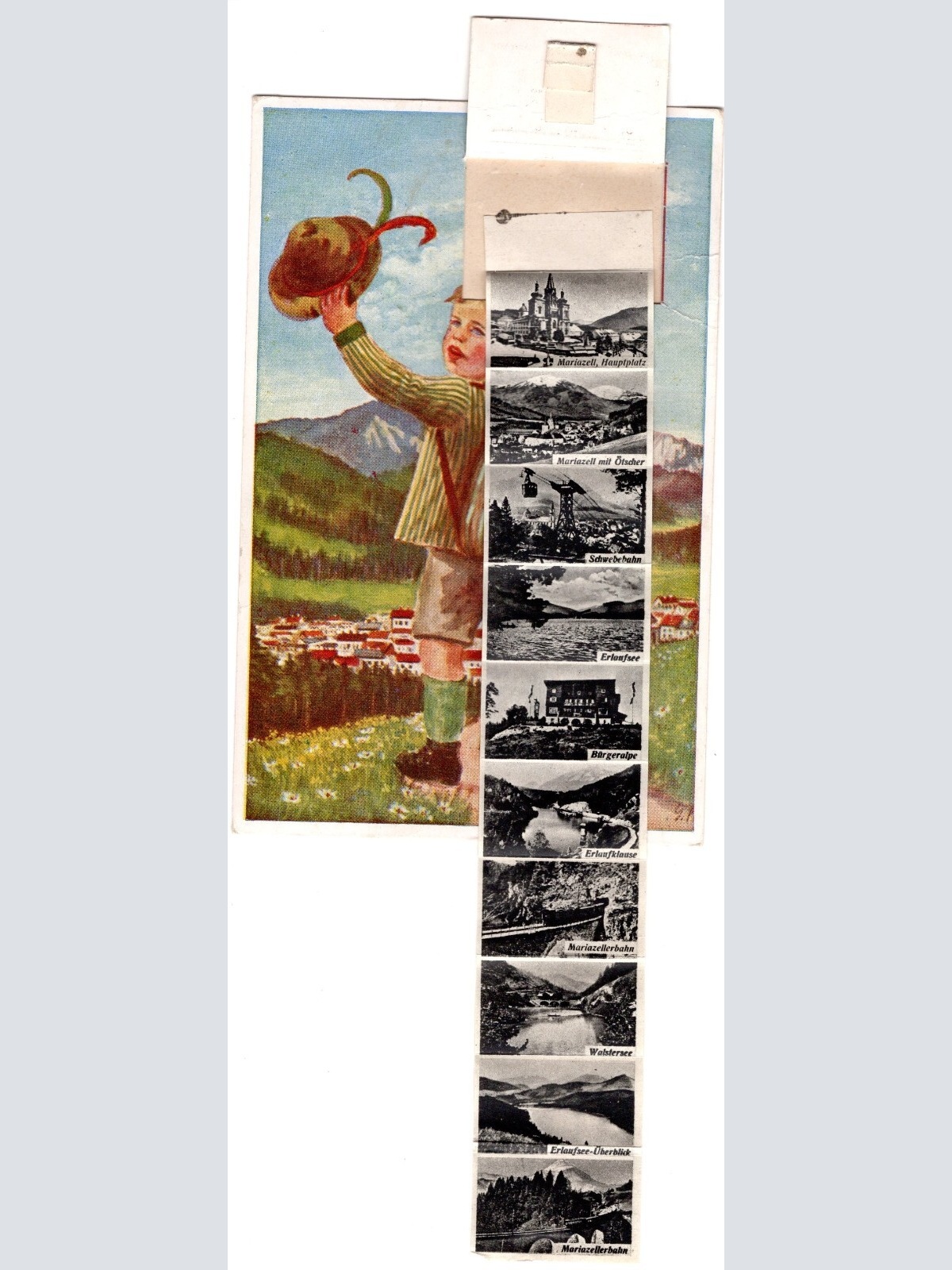 AK, An schön Gruaß aus Mariazell, Steiermark, Ansichtskarte (S4993)